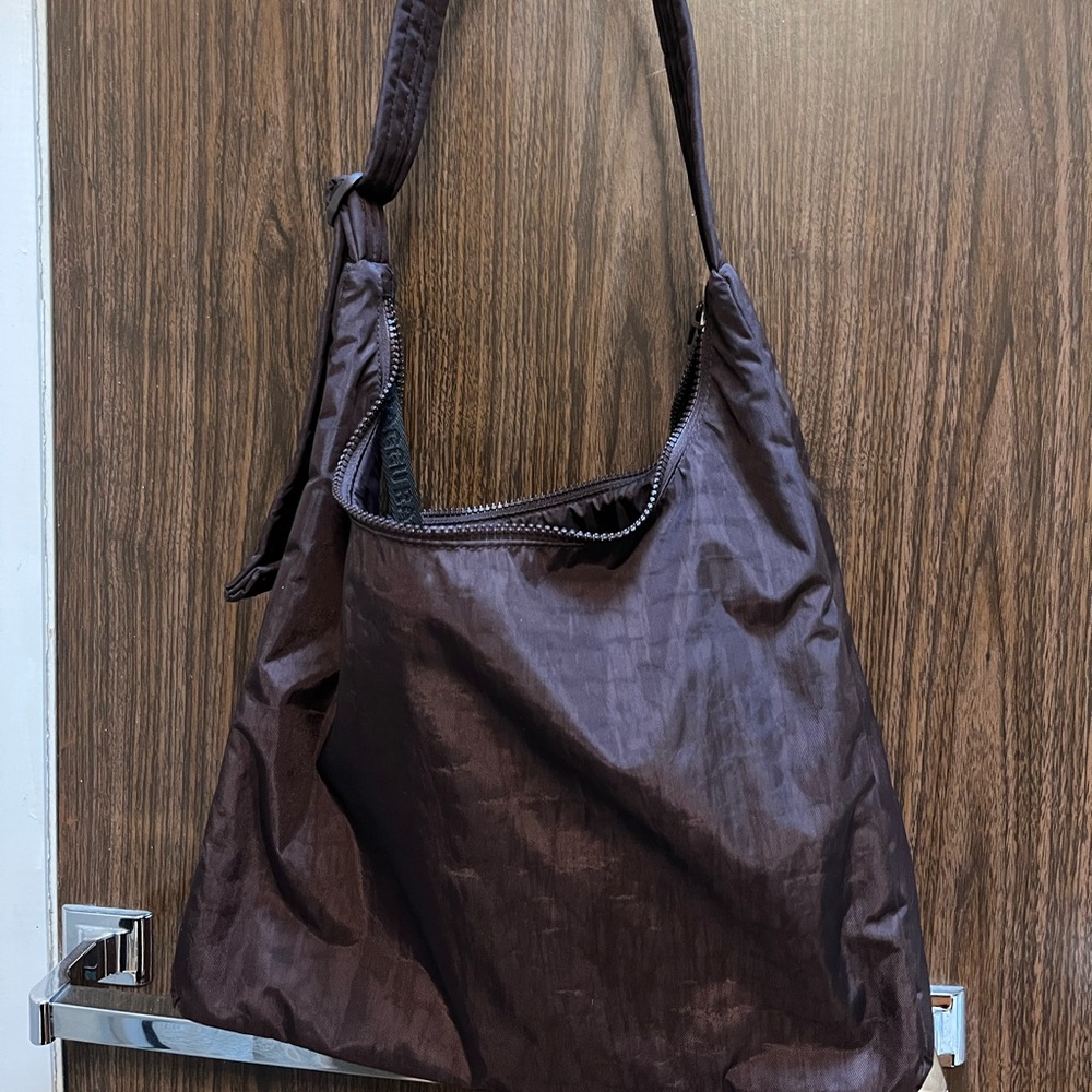 Baggu CHOCOLATE PLUM nylon shoulder bag